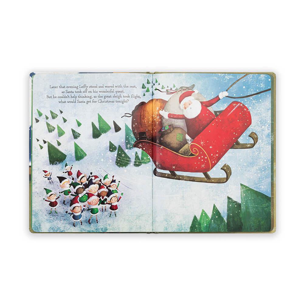 Baby & Books Jellycat Leffy's Christmas Gift Book 26cm x 20cm x 2cm Verdes | México  2615BKPHI