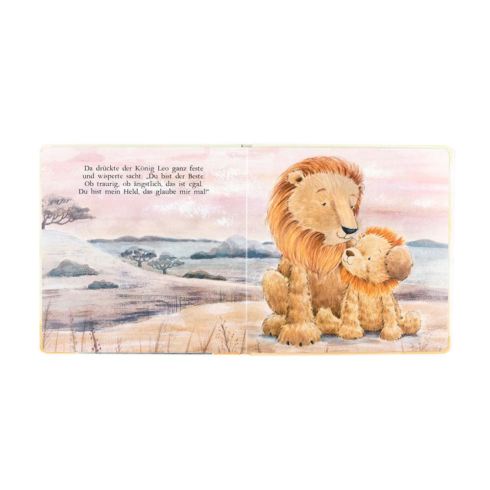Baby & Books Jellycat Leo, Der Mutige Löwe Buch 23cm x 23cm x 2cm Amarillos | México  6715VULJP