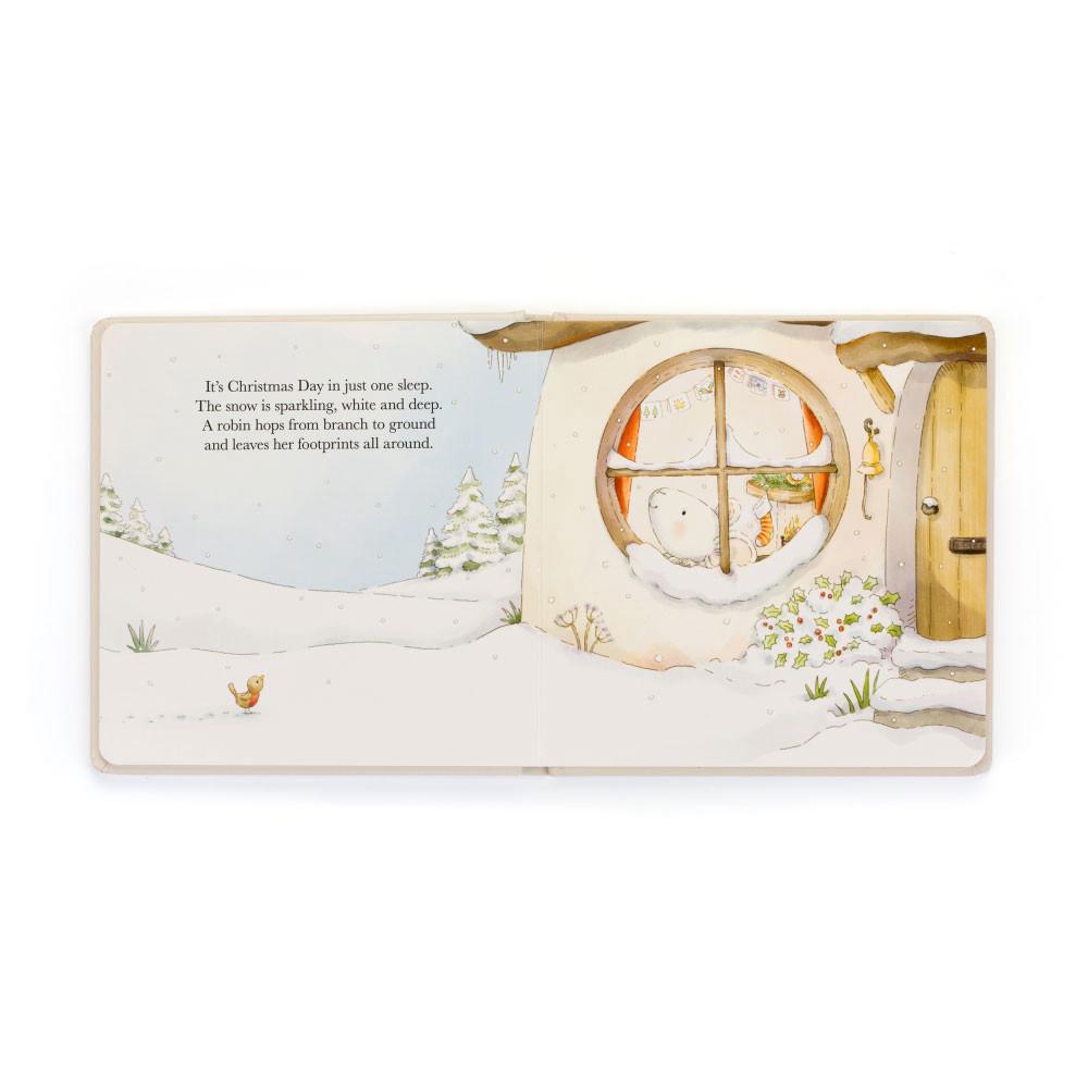 Baby & Books Jellycat Merry Mouse's Christmas Eve Book 19cm x 19cm x 2cm Blancos | México  0251BLOVZ