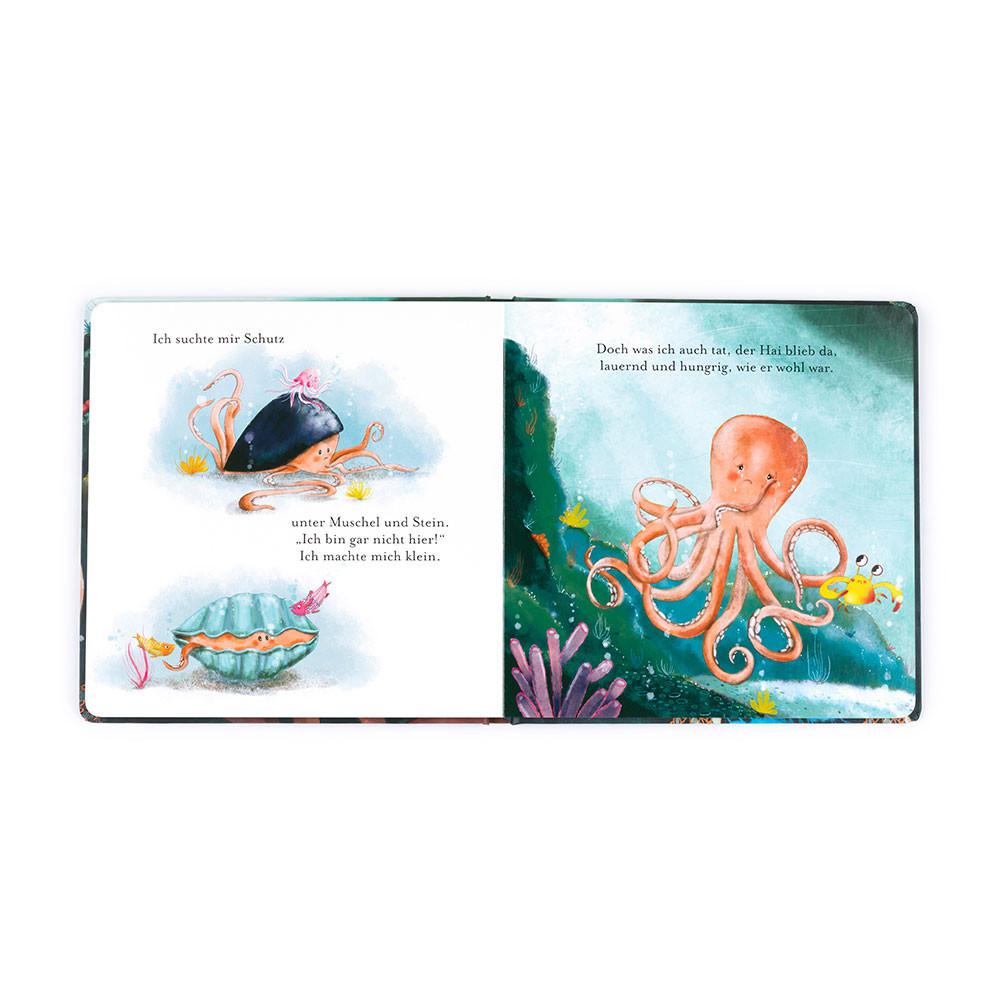 Baby & Books Jellycat Odell, Der Furchtlose Oktopus Buch 23cm x 23cm x 2cm Naranjas | México  7691BLRSZ
