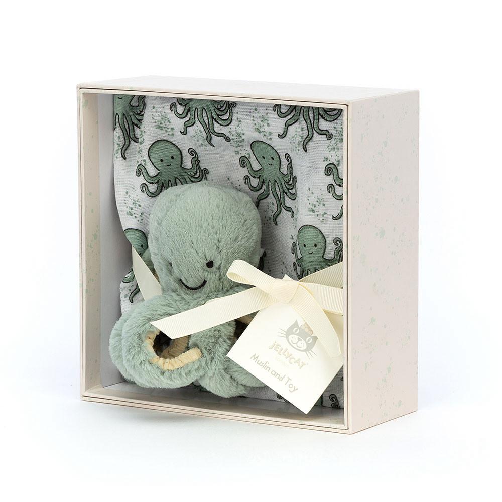 Baby & Books Jellycat Odyssey Octopus Gift Set 18cm x 18cm x 8cm Verdes | México  5109PWNYC