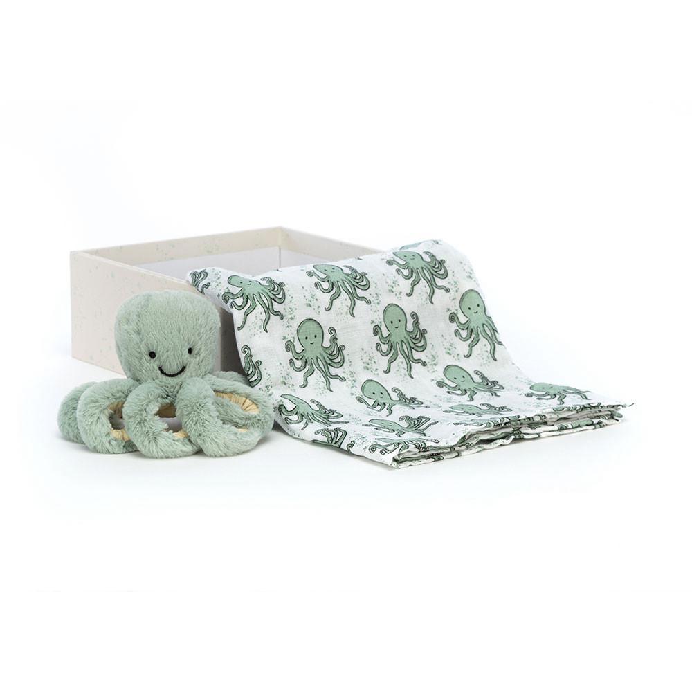 Baby & Books Jellycat Odyssey Octopus Gift Set 18cm x 18cm x 8cm Verdes | México  5109PWNYC