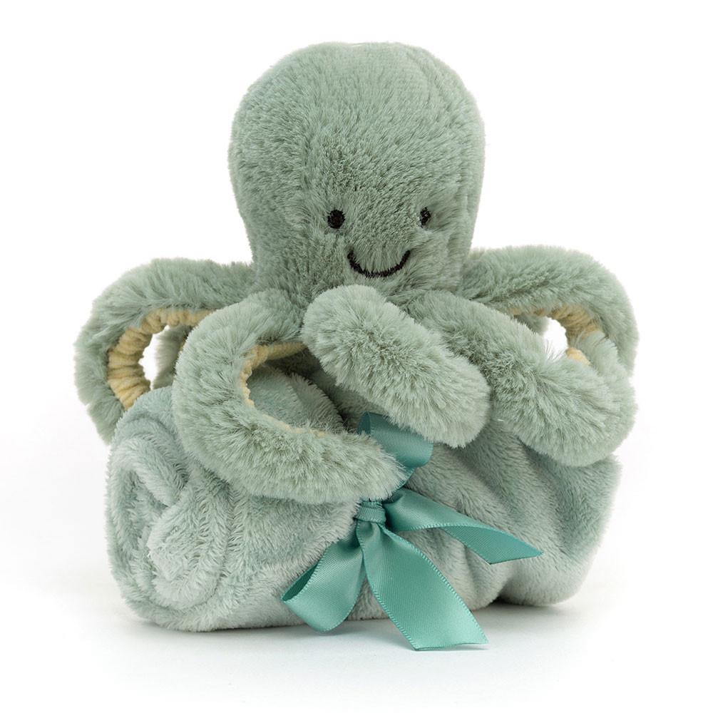 Baby & Books Jellycat Odyssey Octopus Soother 10cm x 34cm x 34cm Verdes | México  7891IEJVH