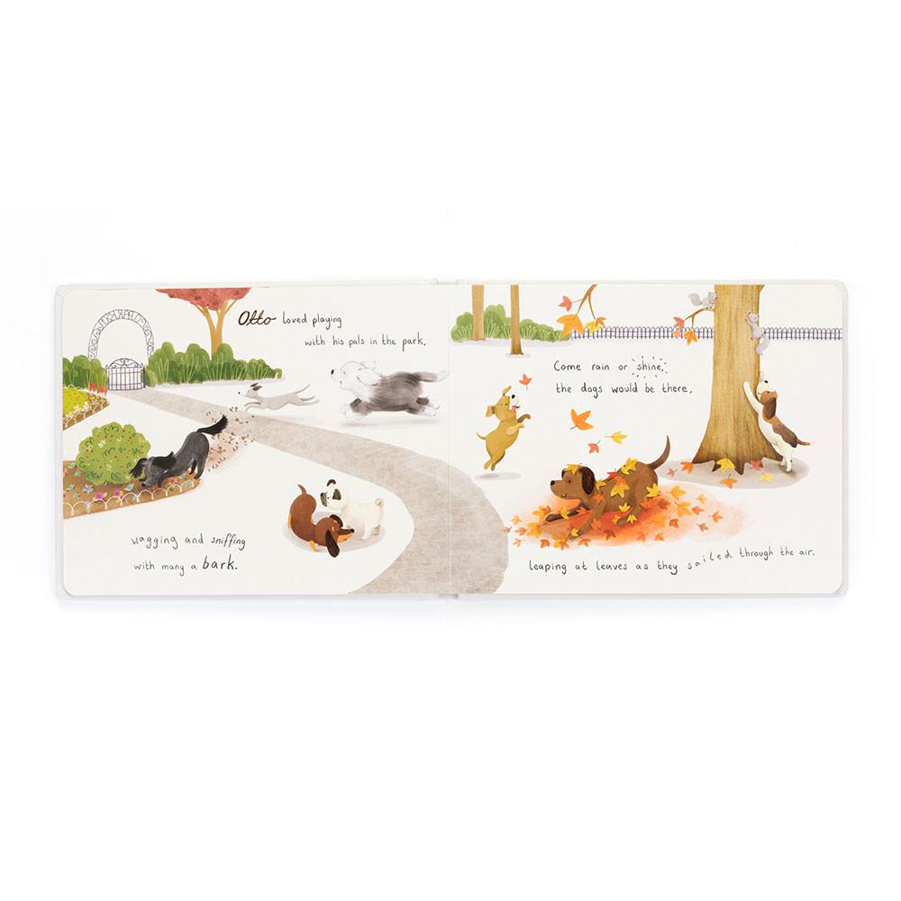Baby & Books Jellycat Otto the Loyal Long Dog Book 18cm x 23cm x 2cm Blancos | México  3410ZQSPV