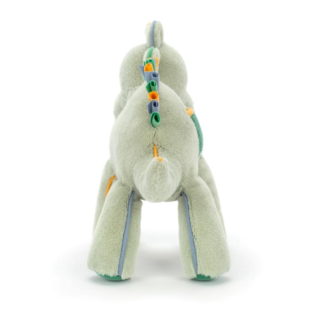 Baby & Books Jellycat Peek-a-Book Dino Activity Toy 20cm x 8cm Verdes | México  3927IXKZA
