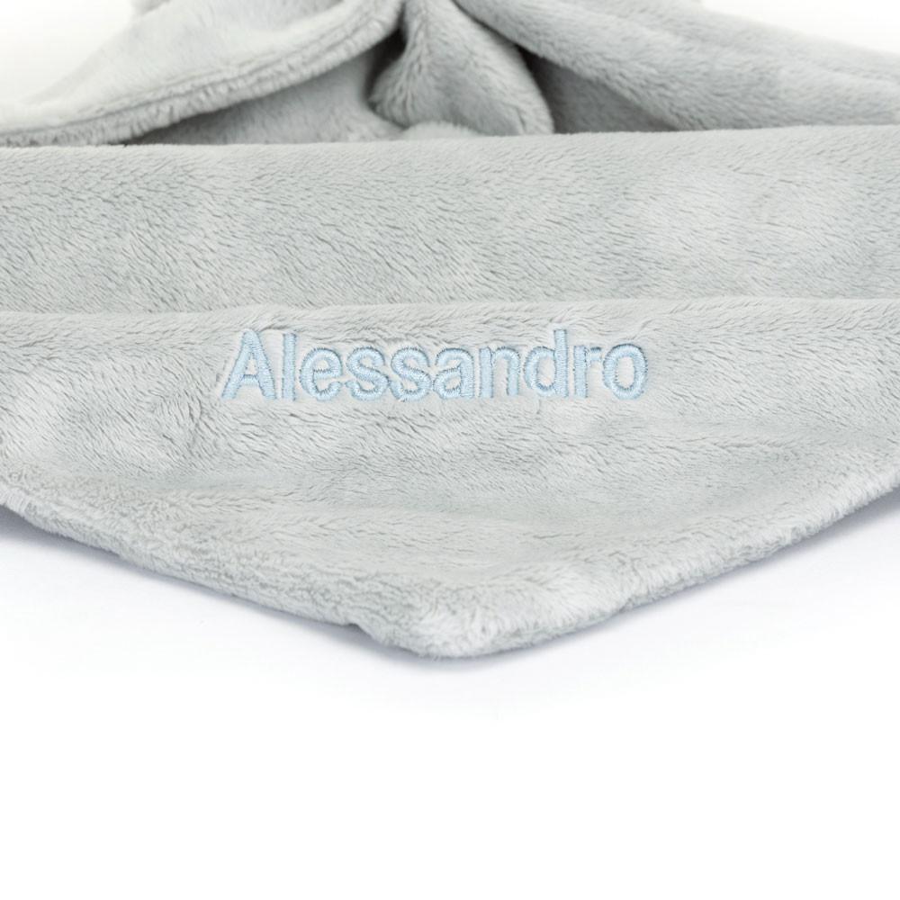 Baby & Books Jellycat Personalised Bashful Silver Bunny Soother 15cm x 34cm x 34cm Grises | México  2598SJGUV