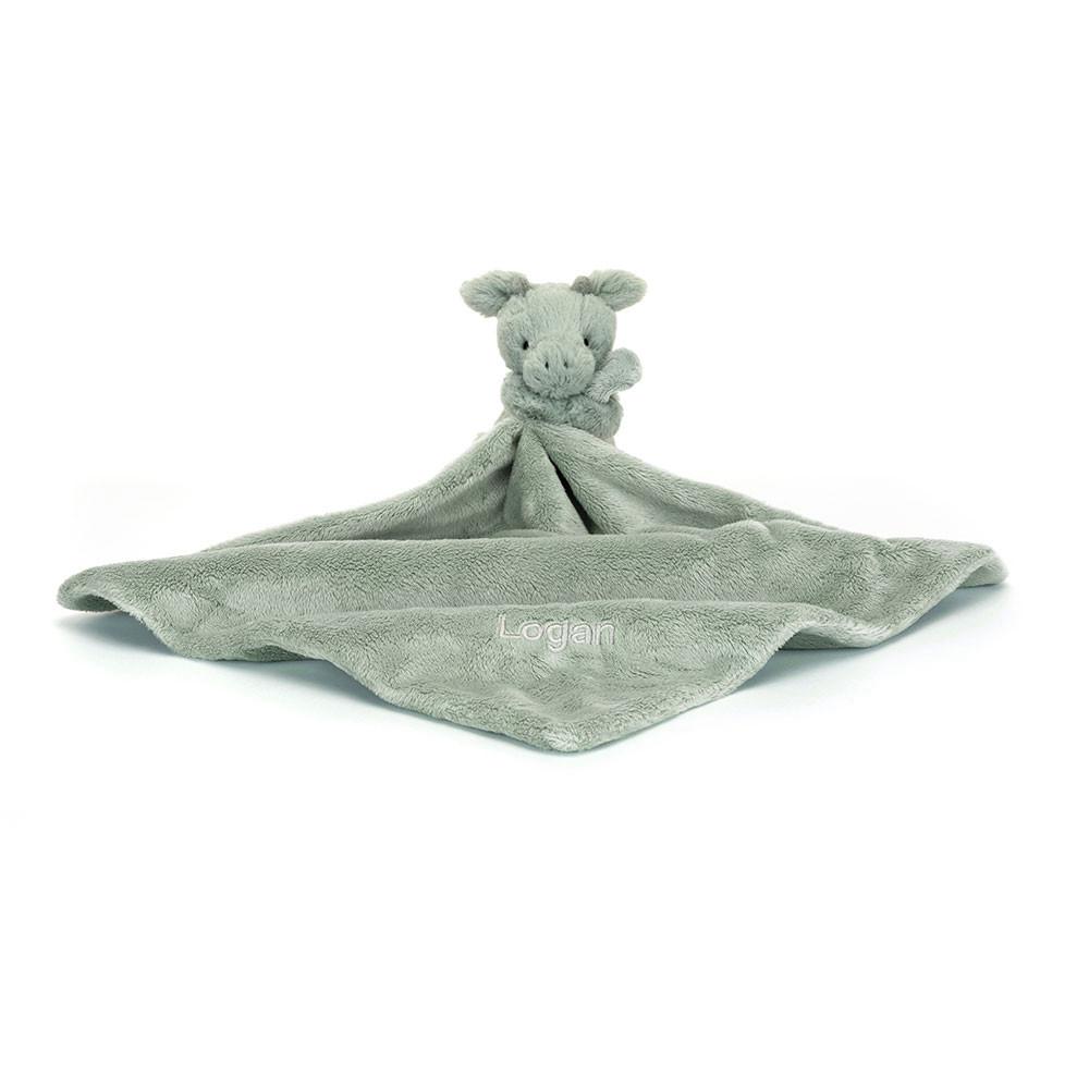 Baby & Books Jellycat Personalised Bashful Dragon Soother 15cm x 34cm x 34cm Verdes | México  8916NMLUX