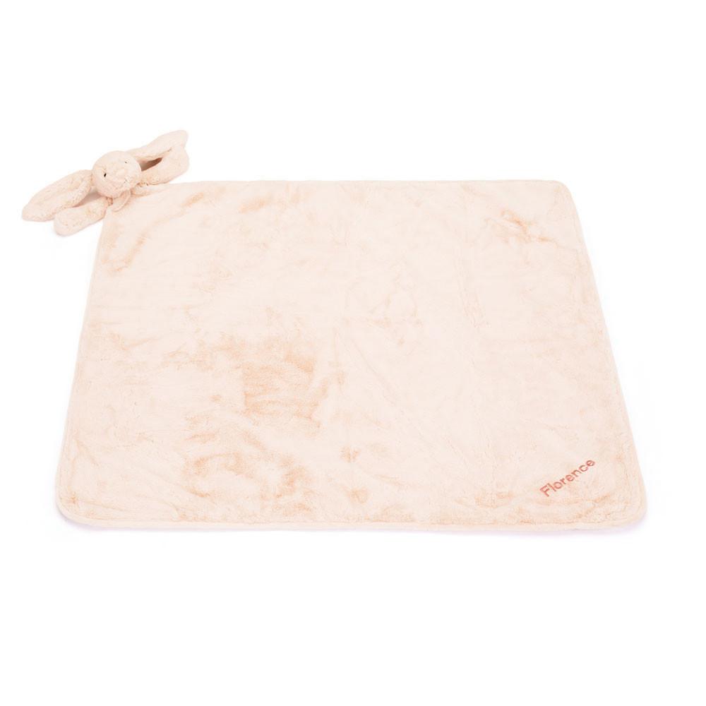 Baby & Books Jellycat Personalised Bashful Blush Bunny Blankie 56cm x 70cm x 9cm Rosas | México  7593IQHUK