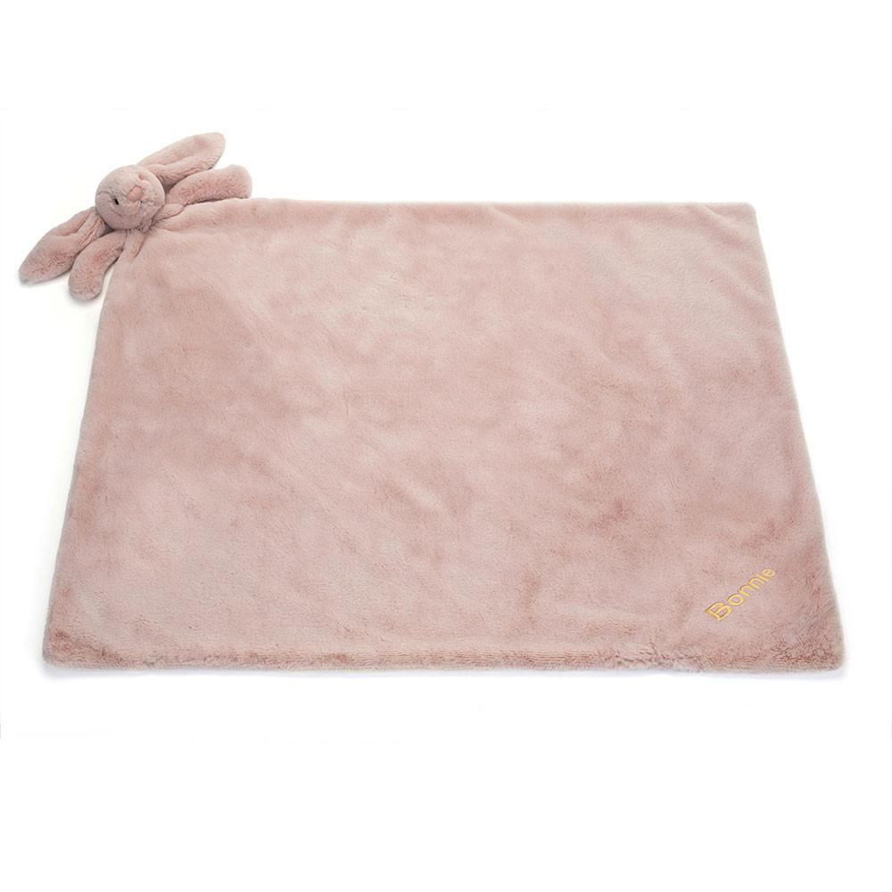 Baby & Books Jellycat Personalised Bashful Luxe Bunny Rosa Blankie 56cm x 70cm x 9cm Rosas | México  6725HVOKU