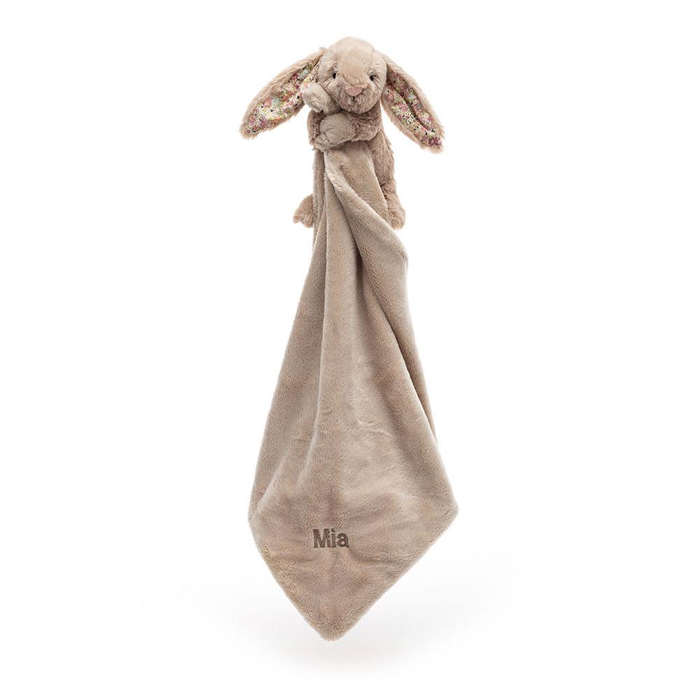 Baby & Books Jellycat Personalised Blossom Bea Bunny Soother 15cm x 34cm x 34cm Beige | México  8957TAFYO