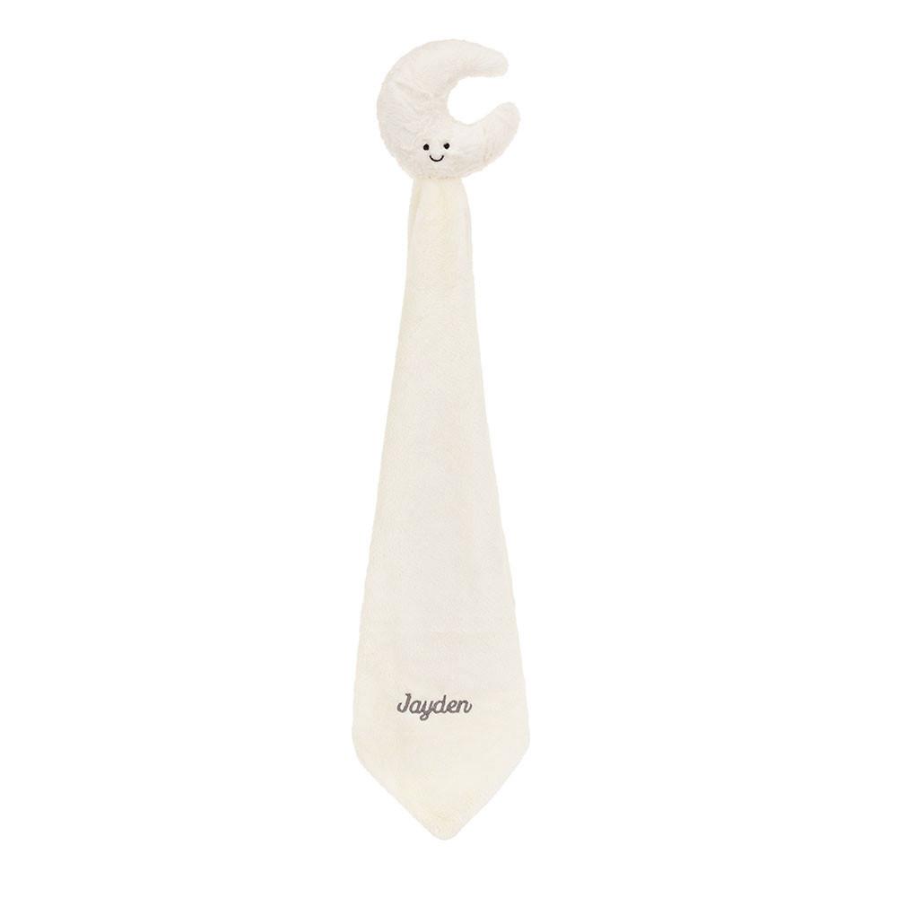 Baby & Books Jellycat Personalised Moon Soother 10cm x 34cm x 34cm Blancos | México  0632BQZIU