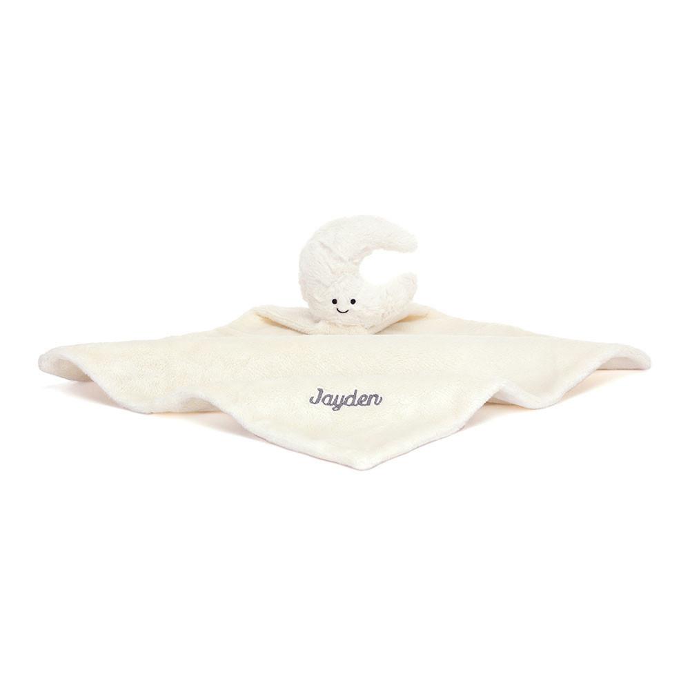 Baby & Books Jellycat Personalised Moon Soother 10cm x 34cm x 34cm Blancos | México  0632BQZIU