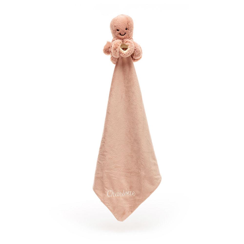 Baby & Books Jellycat Personalised Odell Octopus Soother 10cm x 34cm x 34cm Naranjas | México  6943BPEWZ
