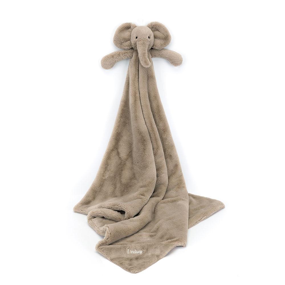Baby & Books Jellycat Personalised Smudge Elephant Blankie 56cm x 70cm x 9cm Grises | México  5497KXRUF