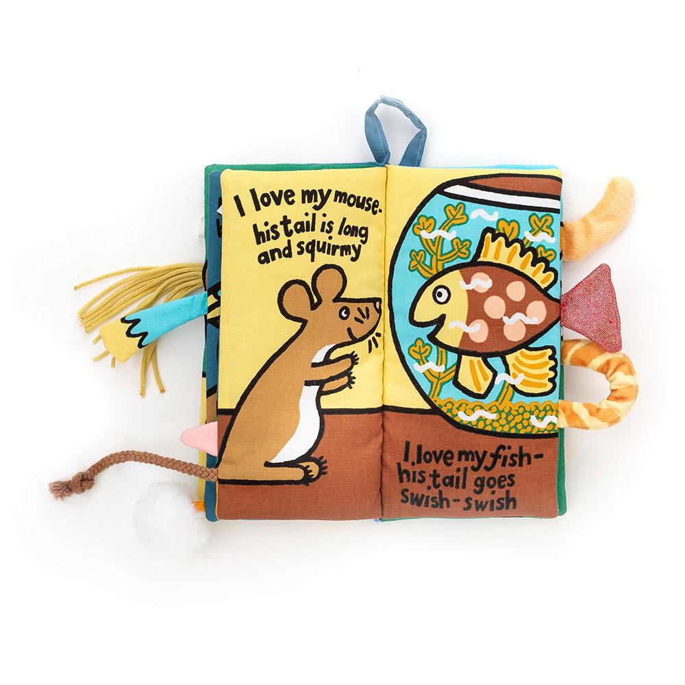Baby & Books Jellycat Pet Tails Book 22cm x 13cm x 5cm Azules | México  5869MWFRY