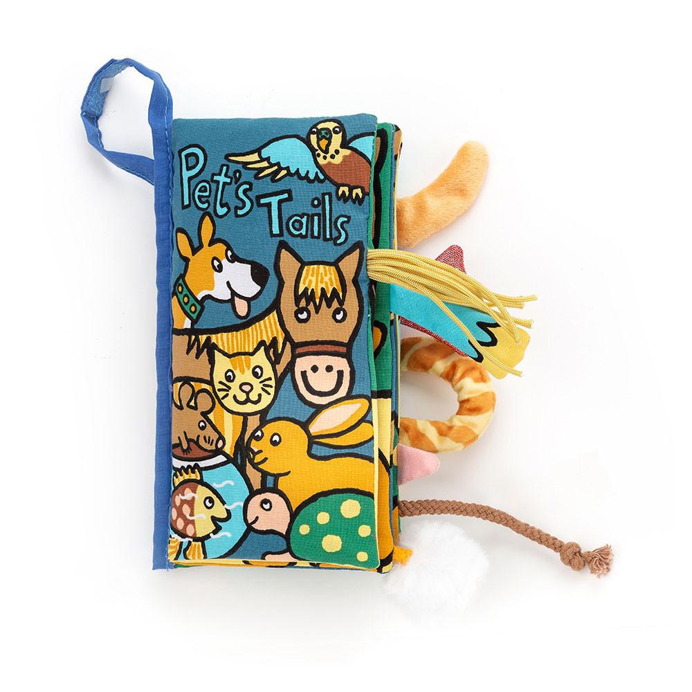 Baby & Books Jellycat Pet Tails Book 22cm x 13cm x 5cm Azules | México  5869MWFRY