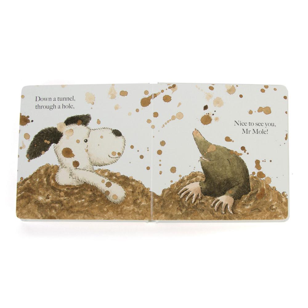 Baby & Books Jellycat Puppy Makes Mischief Book 19cm x 19cm x 2cm Blancos | México  3175RQJDZ