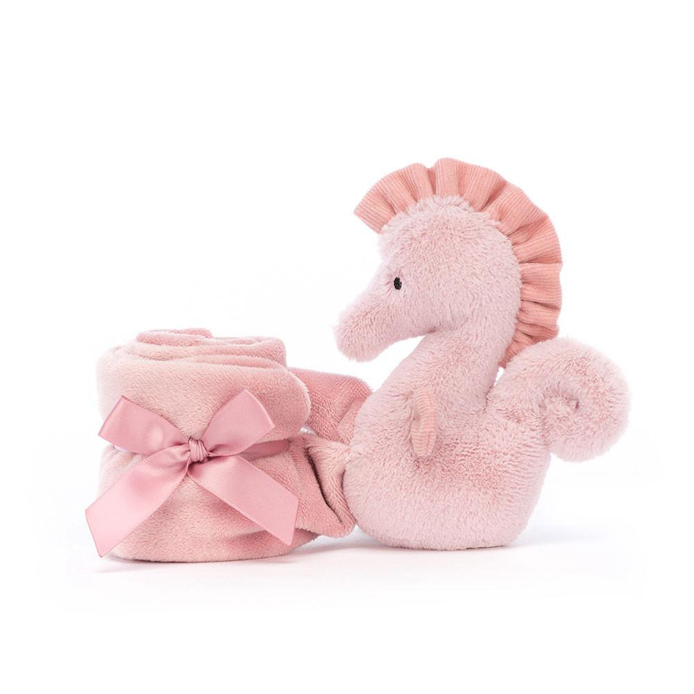 Baby & Books Jellycat Sienna Seahorse Soother 13cm x 34cm x 34cm Rosas | México  0946VHGSX
