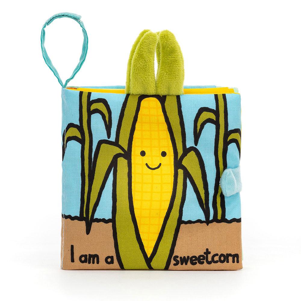Baby & Books Jellycat Sweetcorn Book 15cm x 15cm x 5cm Amarillos | México  2190JMBAF