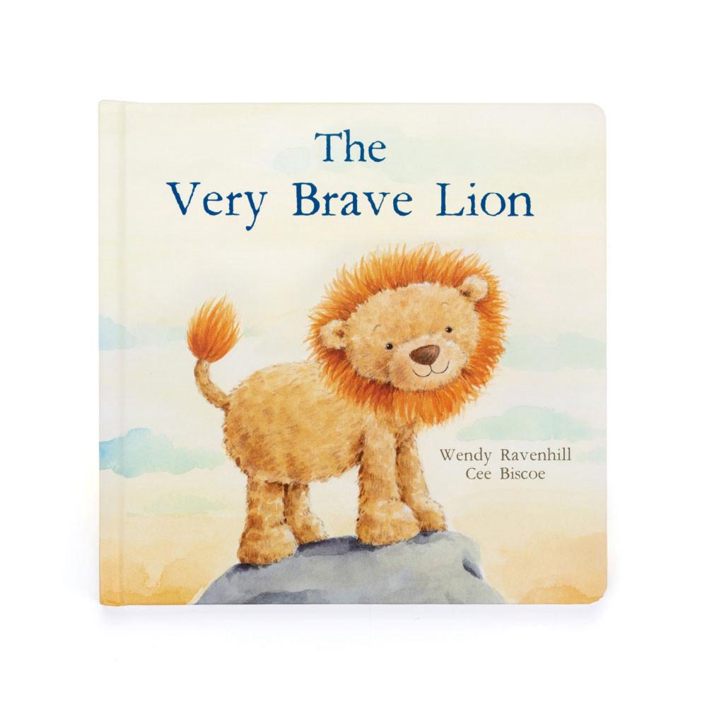 Baby & Books Jellycat The Very Brave Lion Book 23cm x 23cm x 2cm Amarillos | México  6923SZPTV