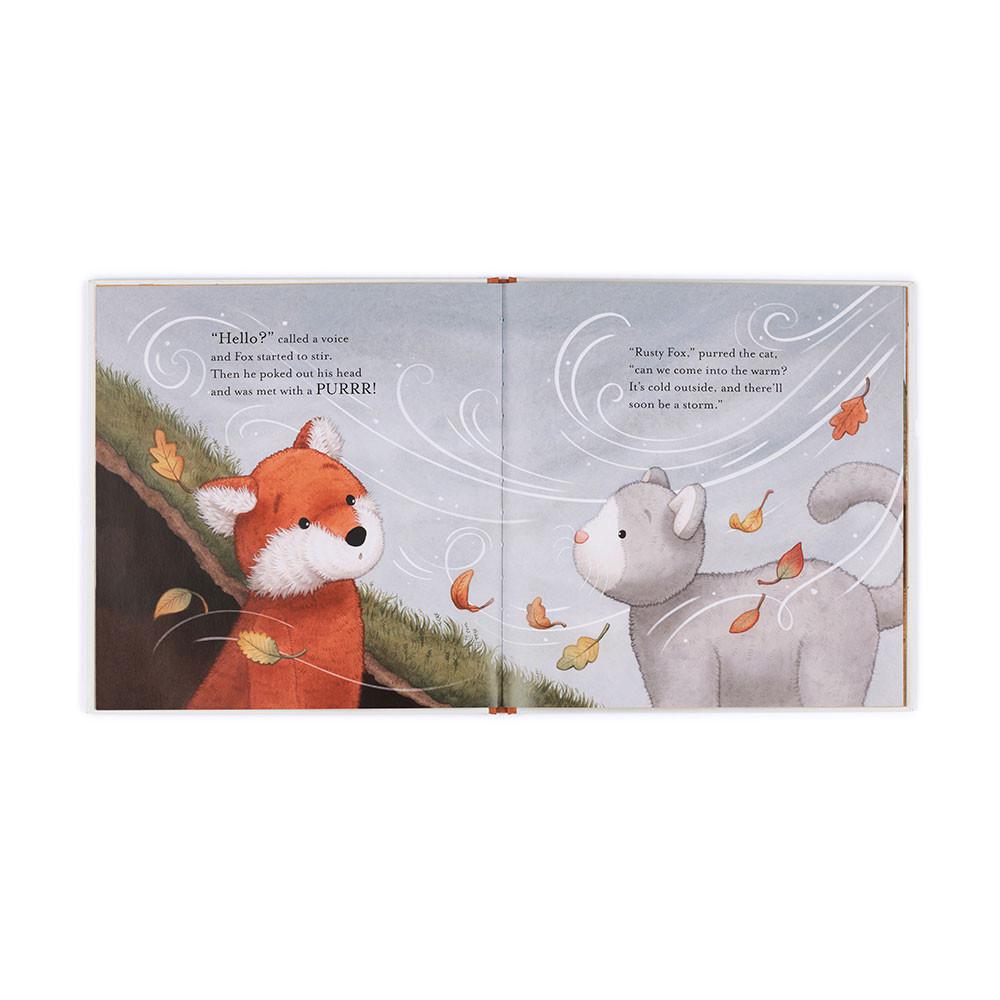 Baby & Books Jellycat Warm in the Storm Book 24cm x 25cm x 2cm Blancos | México  7093YHXSQ