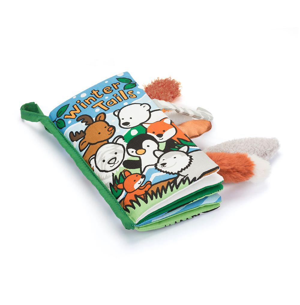 Baby & Books Jellycat Winter Tails Activity Book 22cm x 13cm x 5cm Azules | México  8027YLJEO