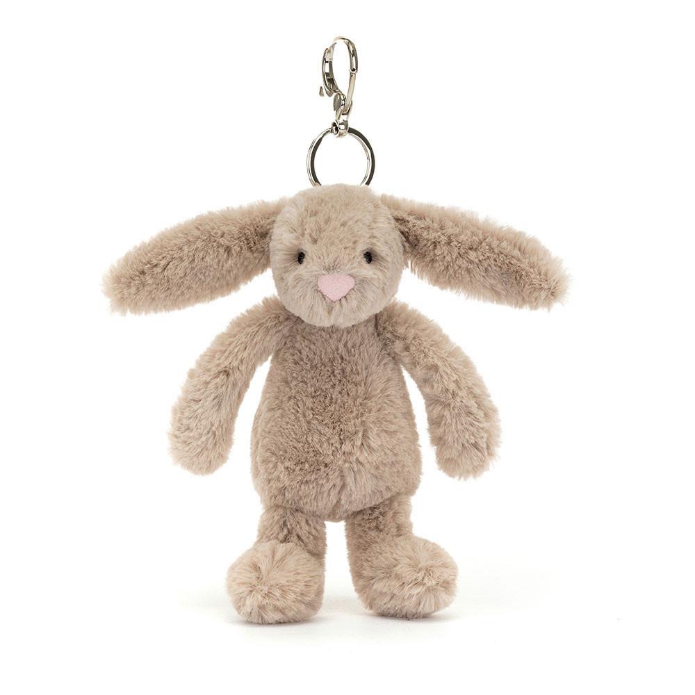 Bag Charm Jellycat Bashful Bunny 18cm x 5cm x 4cm Beige | México  3425AKBWI