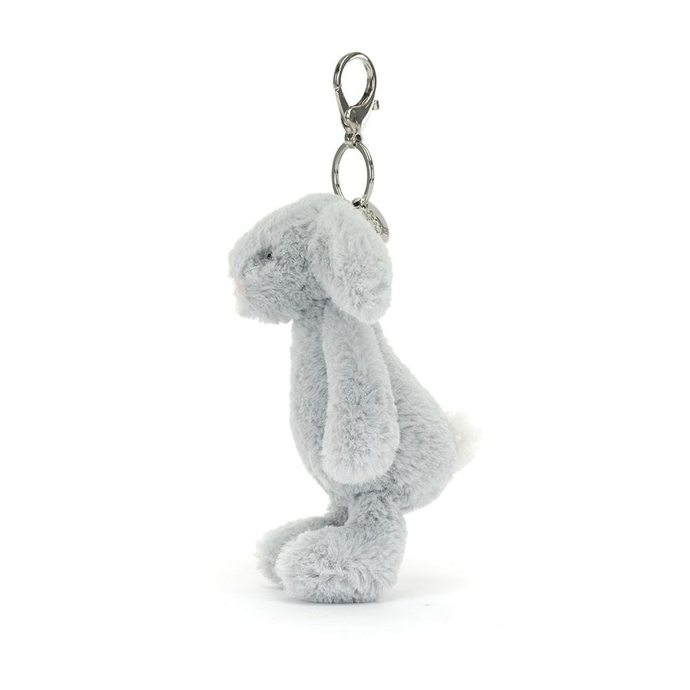 Bag Charm Jellycat Bashful Silver Bunny 15cm x 4cm x 3cm Grises | México  5912SZVNH