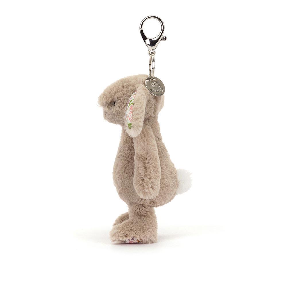 Bag Charm Jellycat Blossom Bunny 'Petal' 18cm x 5cm x 4cm Beige | México  5671GFBOD