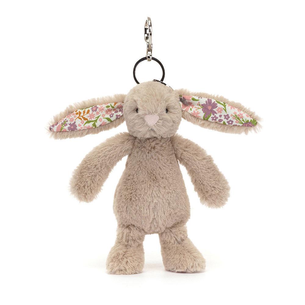 Bag Charm Jellycat Blossom Bunny \'Petal\' 18cm x 5cm x 4cm Beige | México  5671GFBOD