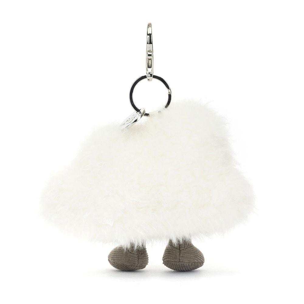 Bag Charm Jellycat Cloud 15cm x 13cm x 5cm Blancos | México  8056ZEGOD