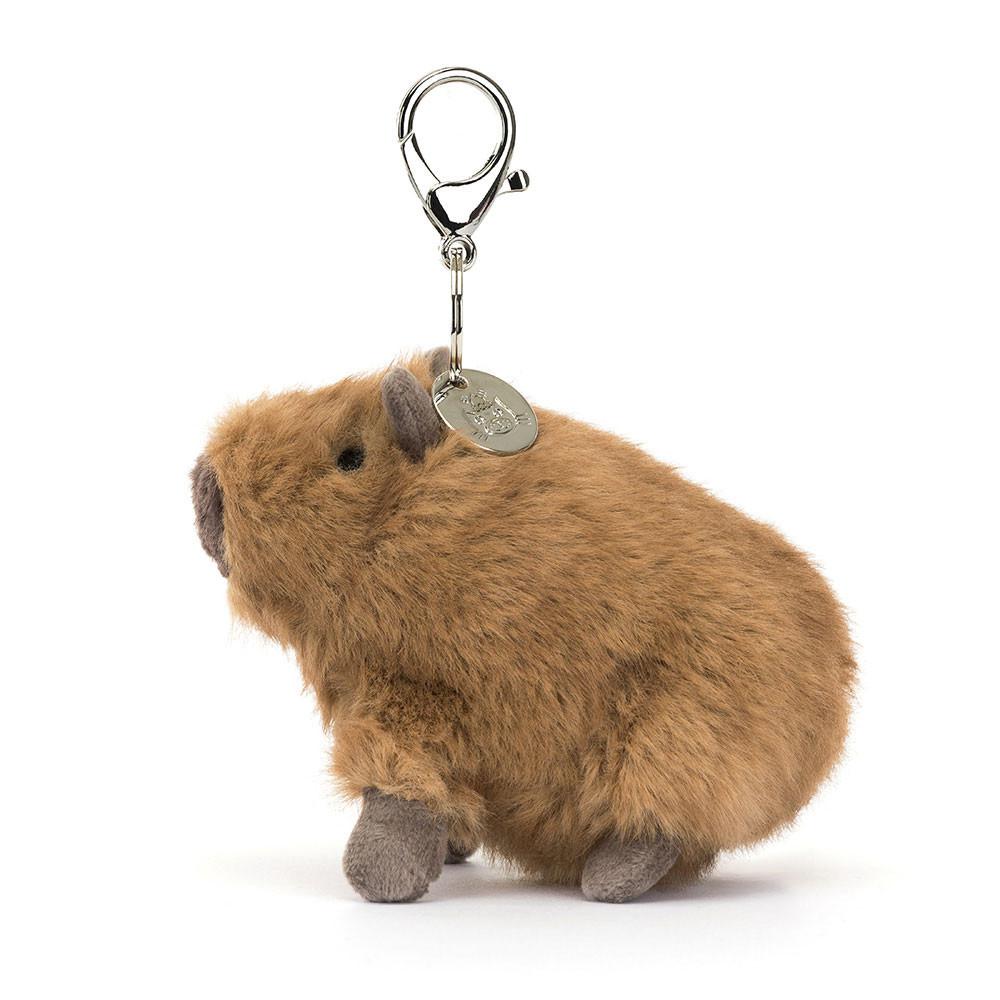 Bag Charm Jellycat Clyde Capybara 14cm x 6cm x 10cm Marrom | México  0956KFIZM