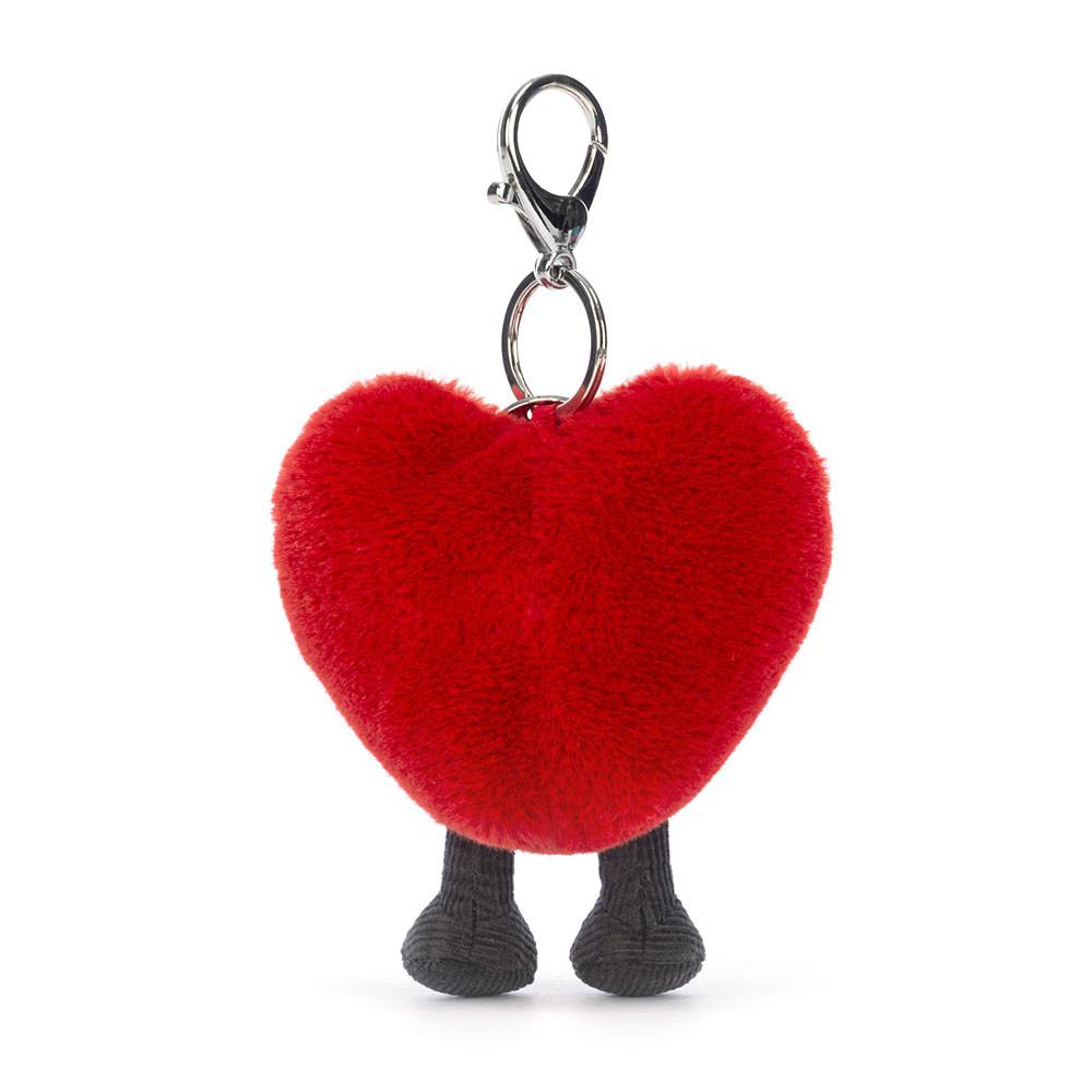 Bag Charm Jellycat Heart 13cm x 9cm x 3cm Rojos | México  6593KMSAB