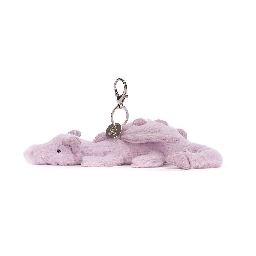 Bag Charm Jellycat Lavender Dragon 12cm x 8cm x 22cm Morados | México  7215TQKLY