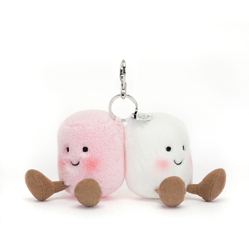 Bag Charm Jellycat Pair of Marshmallows 15cm x 11cm x 5cm Rosas | México  3297DBMXK