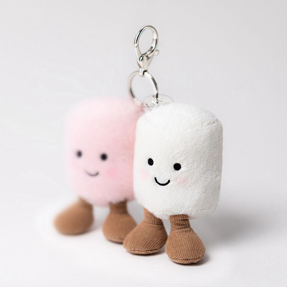 Bag Charm Jellycat Pair of Marshmallows 15cm x 11cm x 5cm Rosas | México  6538PAJDW