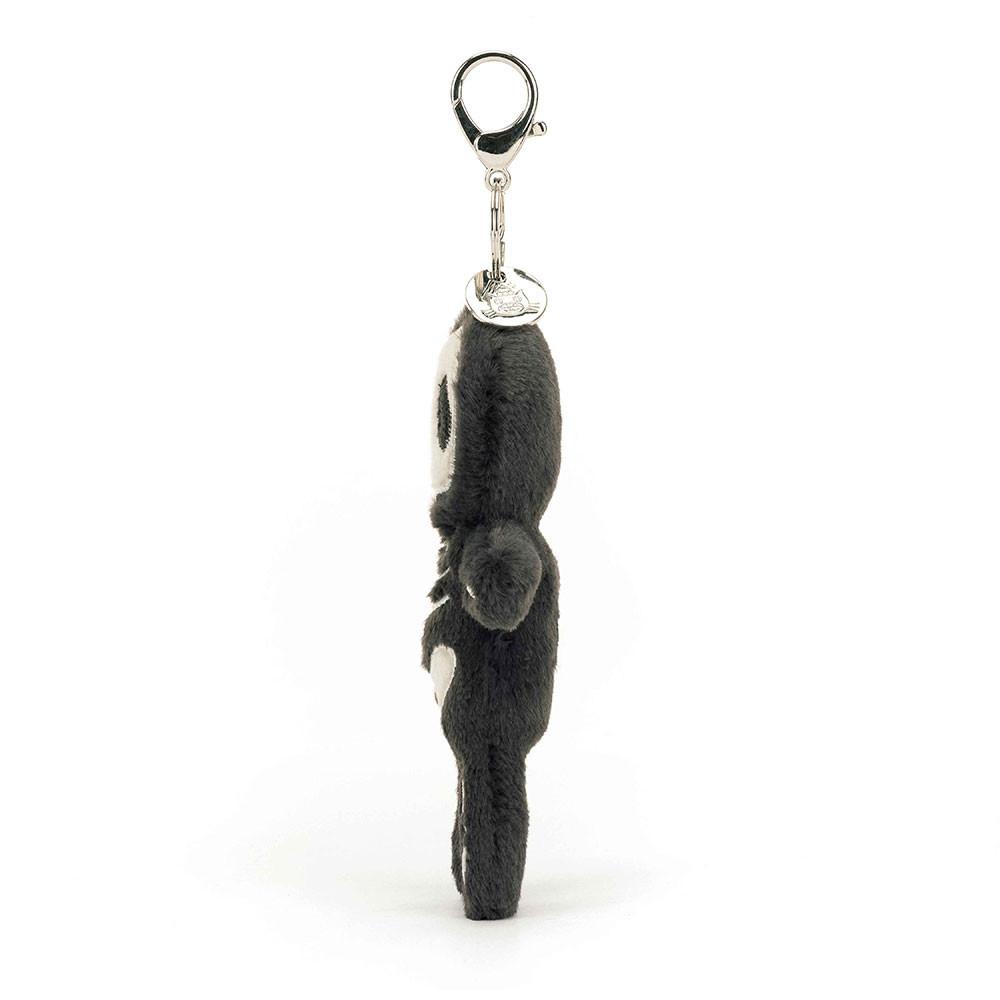 Bag Charm Jellycat Skeleton Bob 20cm x 11cm x 2cm Negros | México  5081PZHUV