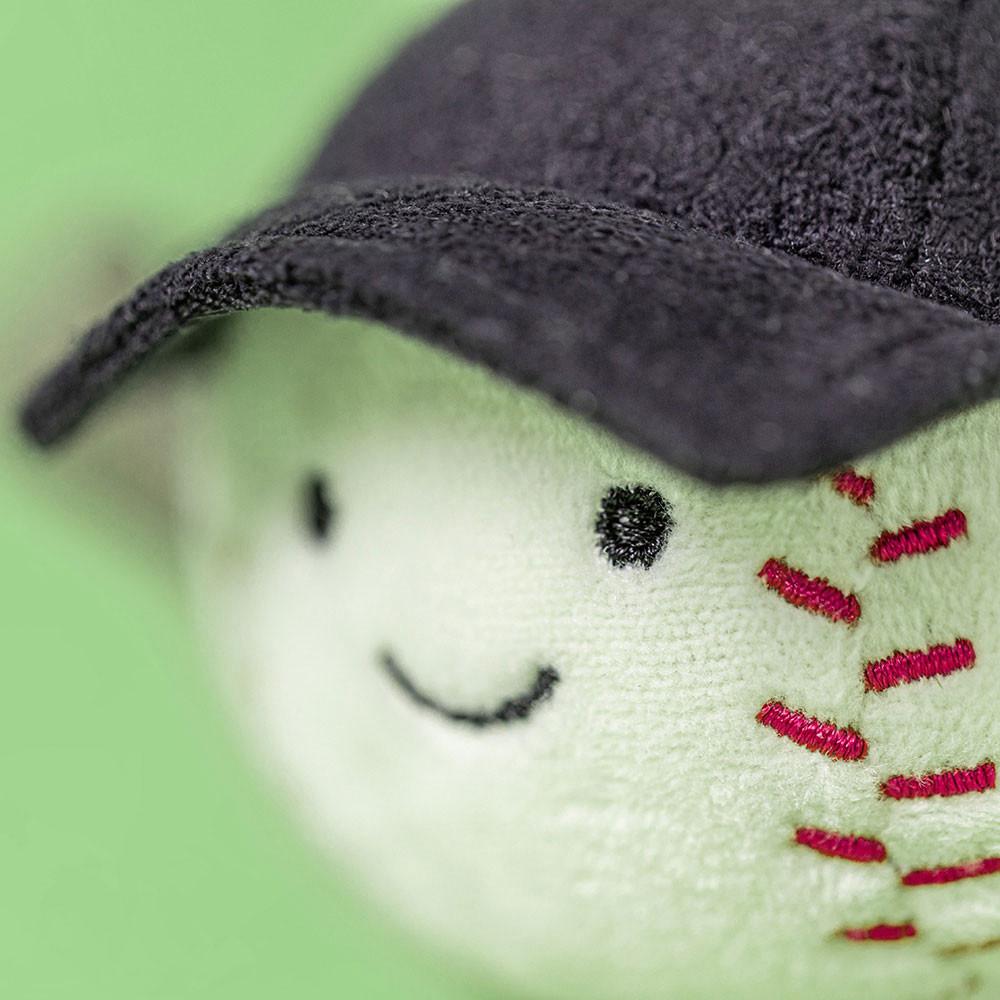 Bag Charm Jellycat Sports Baseball 12cm x 6cm x 6cm Blancos | México  5126OZMPJ