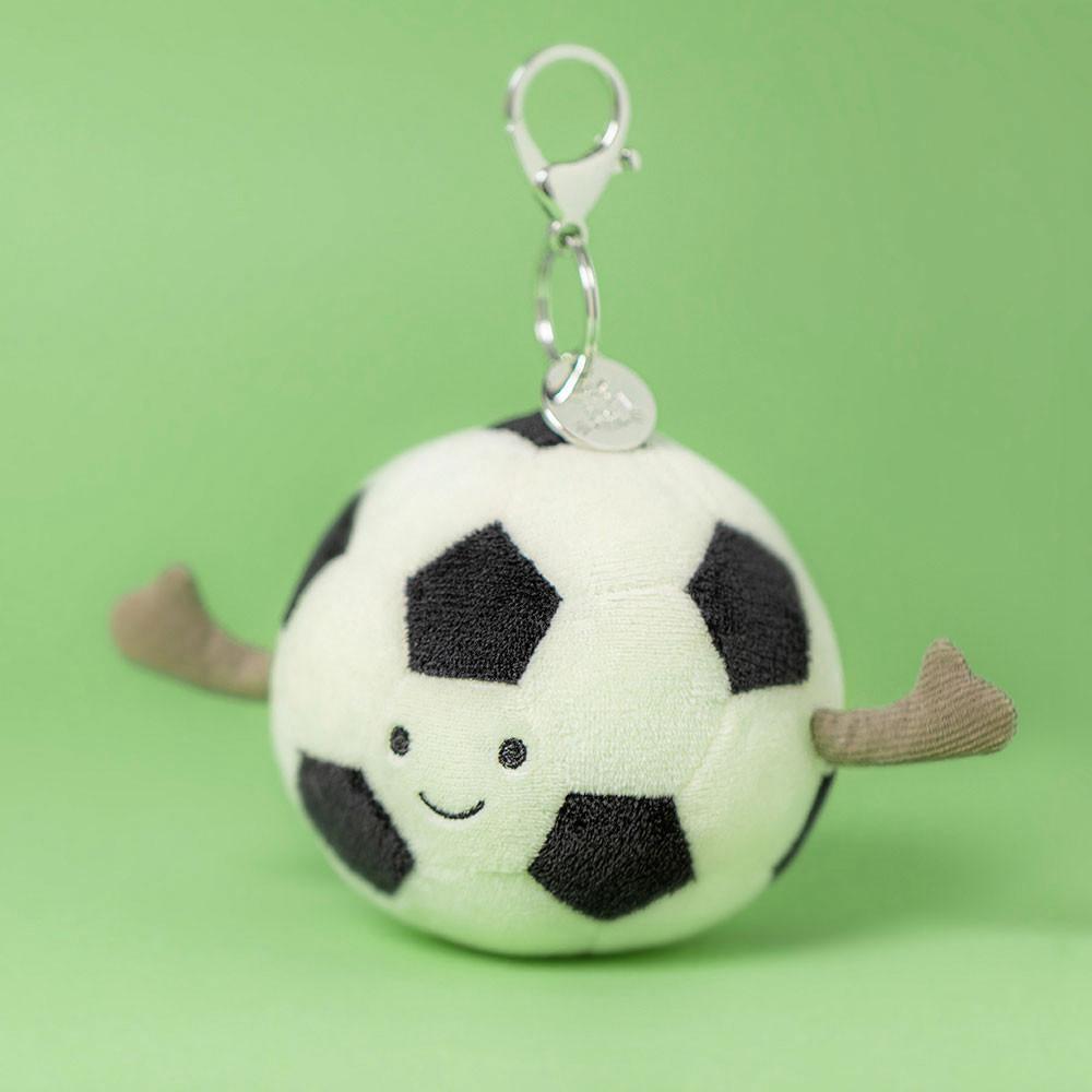 Bag Charm Jellycat Sports Football 16cm x 8cm x 6cm Blancos | México  5293WCYHL