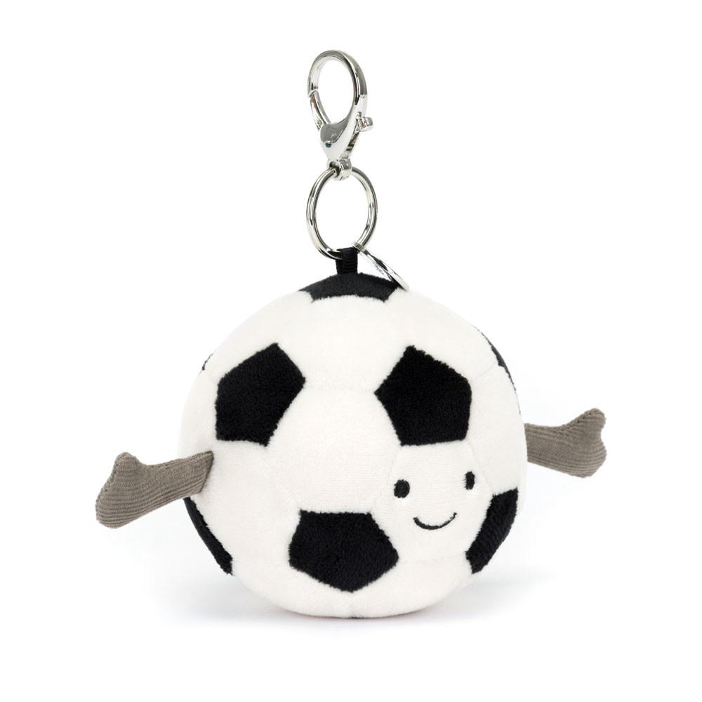 Bag Charm Jellycat Sports Football 16cm x 8cm x 6cm Blancos | México  5293WCYHL