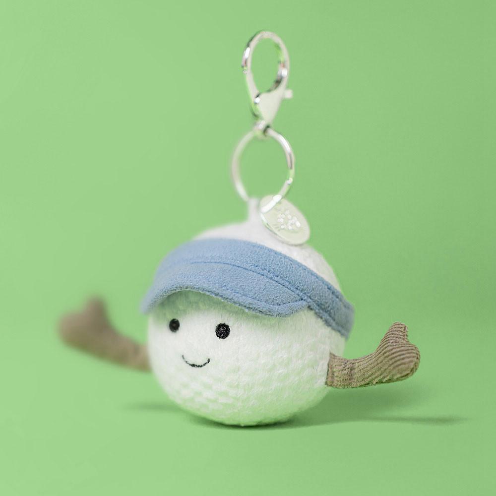 Bag Charm Jellycat Sports Golf 12cm x 6cm x 6cm Blancos | México  4870IJWMK