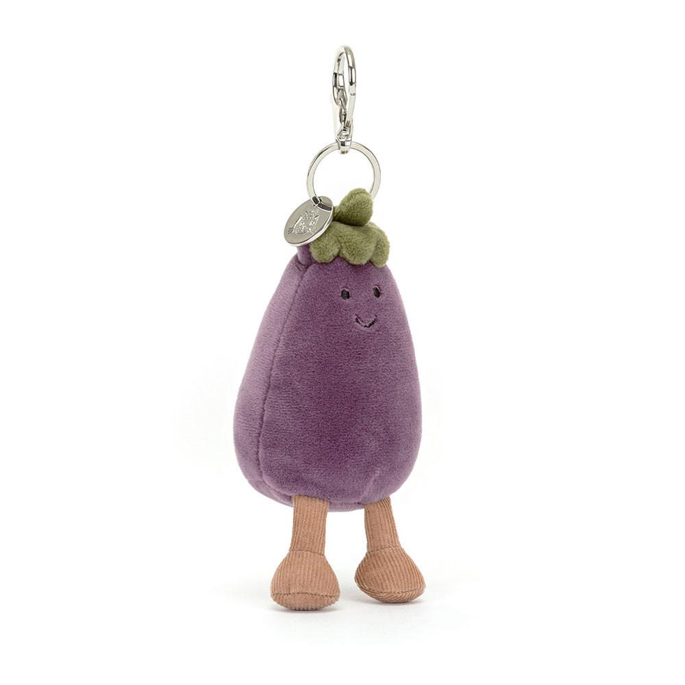 Bag Charm Jellycat Vivacious Vegetable Aubergine 17cm x 5cm x 5cm Morados | México  4603YDAXE