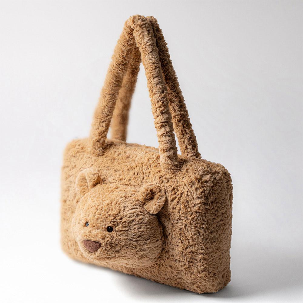 Bolsa Jellycat Bartholomew Bear Tote 24cm x 36cm x 8cm Marrom | México  8321RZBDC