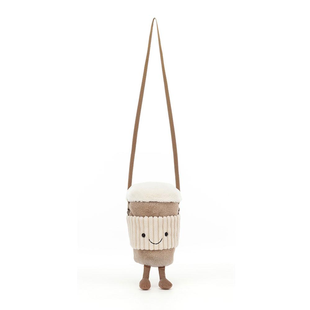 Bolsa Jellycat Coffee-To-Go 20cm x 9cm x 9cm Beige | México  5789QLNKA