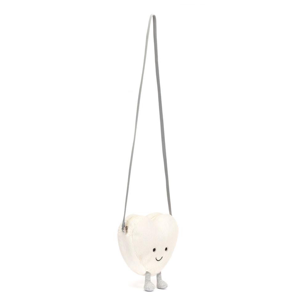 Bolsa Jellycat Cream Heart 17cm x 18cm x 5cm Blancos | México  1934GIHWY