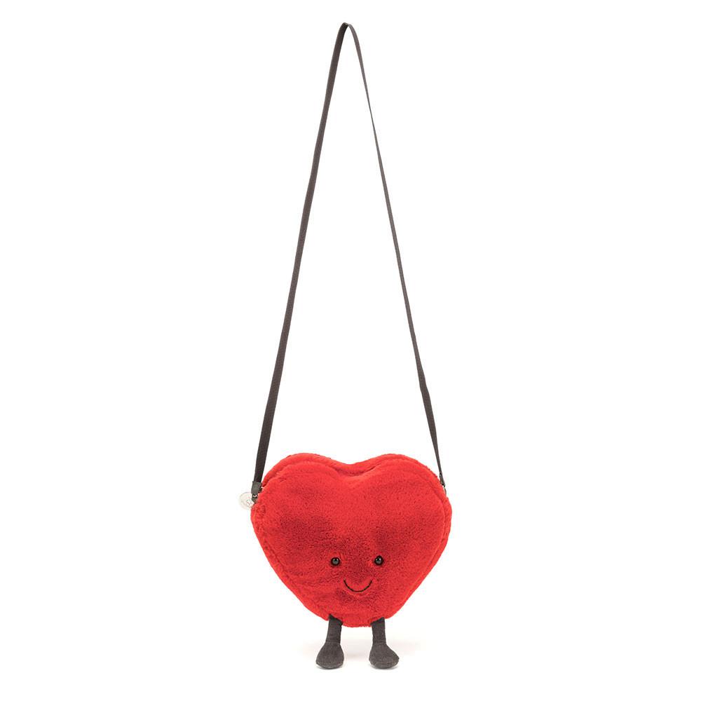 Bolsa Jellycat Heart 17cm x 18cm x 5cm Rojos | México  3281MYUQI