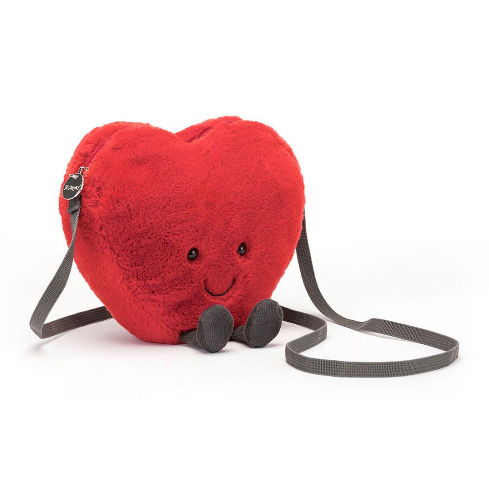 Bolsa Jellycat Heart 17cm x 18cm x 5cm Rojos | México  3281MYUQI