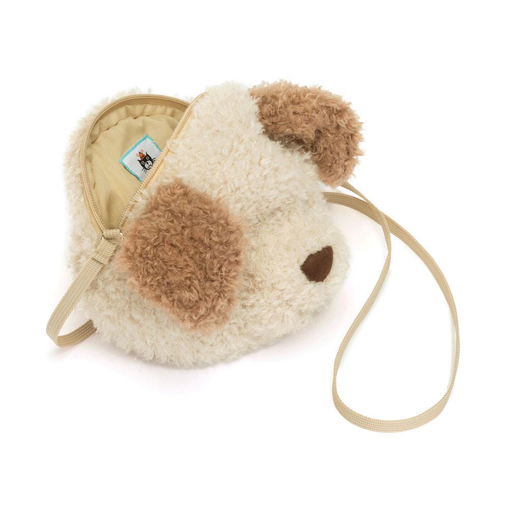 Bolsa Jellycat Little Pup 19cm x 19cm x 5cm Marrom | México  2849SAYDW