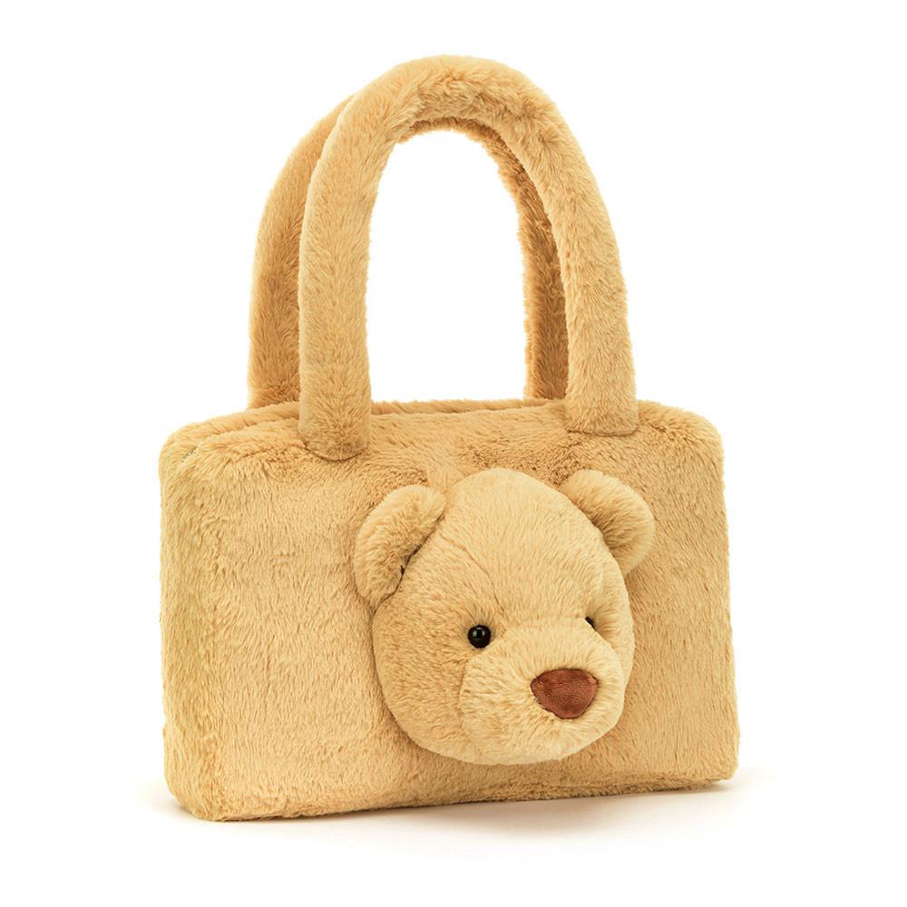 Bolsa Jellycat Smudge Bear Tote 24cm x 36cm x 8cm Marrom | México  5673HZABE