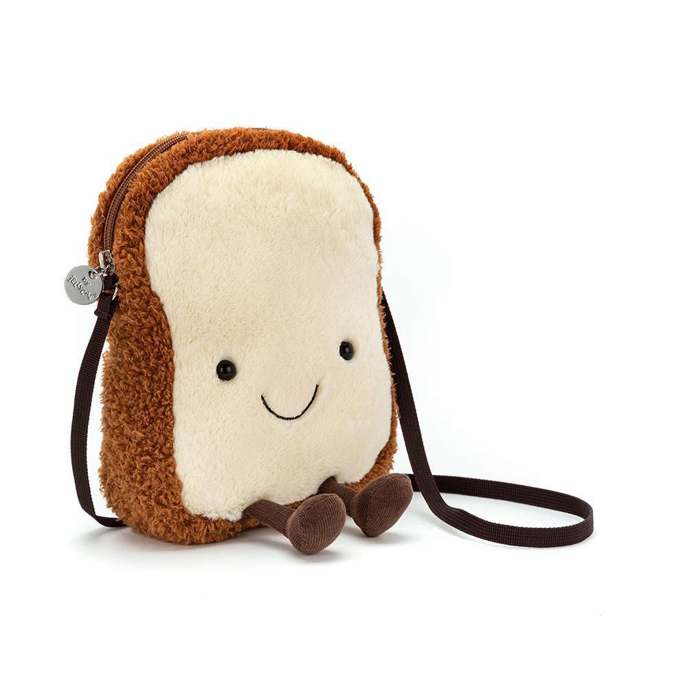 Bolsa Jellycat Toast 23cm x 17cm x 6cm Marrom | México  2790AYOHX